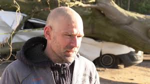 Storm Malik: 'Very lucky' man escapes van crushed by tree