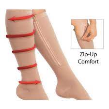 Zipup Anti Fatigue Compression Socks Compression Socks Zippered Compression Socks Knee High Stockings