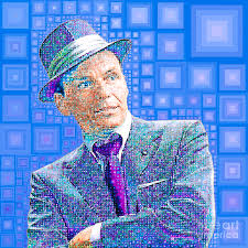 In a professional career that lasted 60 years, he demonstrated a remarkable ability to maintain his appeal and pursue his musical goals despite often countervailing trends. Frank Sinatra Old Blue Eyes In Abstract Squares 20190218 Photograph By Wingsdomain Art And Photography