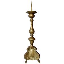 Vintage brass propeller candle holder antique old maritime candlestick 6710 vintage brass propeller candle holder. Tall Brass Candle Holders 31 For Sale On 1stdibs