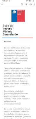 A fines de mayo se emitieron los primeros pagos del subsidio al ingreso mínimo garantizado, beneficio que permite a algunos ¿cuáles son las fechas de pago? Jp On Twitter Juliocesarrodriguez Contigochv Variantepinera Por Esto Y Mucho Mas Vamos X El Tercerretirodel10 Una Verguenza Postule A Mi Viejo Al Ingreso Minimo Garantizado Y Esto Le Da El Estado Nose Si