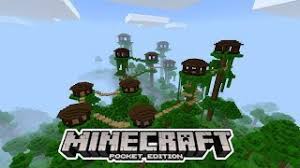 Rest comfortably in your cozy home in nature, complete with storage, essentials, a lookout and a campfire area! Jungle Tree House Village In Mcpe Minecraft Pe Youtube