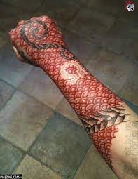 40 Conceptual Red Ink Tattoos Tattoos Red Ink Tattoos Geometry Tattoo