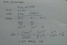 Maybe you would like to learn more about one of these? Dalam Ruangan Tertutup Yang Volumenya 10 Liter Pada Suhu Dan Tekanan Tertentu 0 1 Mol Gas N2o4 Brainly Co Id