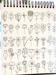 Flower Doodles Bullet Journal Doodles Journal Doodles Flower Doodles