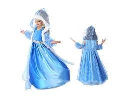 Objevte všechny naše dívčí doplňky. Kostym Frozen Saty Typ Frozen Elsa Ledove Kralovstvi S Kapuci 3 Dilny Set Vel 100 150 Super Hracky Cz