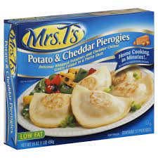 Mrs T S Pierogies Potato Cheddar Low Fat 12 Ct