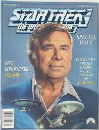 Comics, books and magazines with illustrated Gene Roddenberry covers