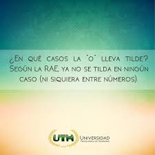 La Regla Ortografica De Hoy Uth Honduras Gramatica Gramatica Espanola Gramatica Lengua Y Literatura