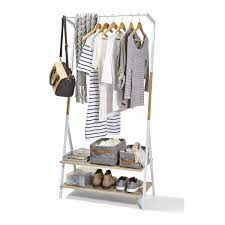 Goplus heavy duty stainless steel garment rack clothes hanging drying display rail new. Clothes Shelves Kmart Off 50