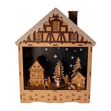 These real mini christmas trees can be delivered to your door, making them perfect for potted in colorful pots, burlap, metal cans, and more, these tabletop trees are beyond cute. Kurt Adler 13 5 Inch Battery Operated Musical Led House Christmas Tabletop Decor Color Brown Jcpenney