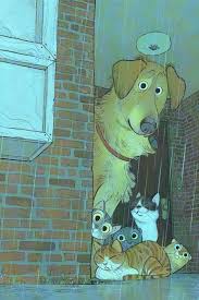 Love The Muted Palette And The Dog S Soulful Eyes Art Cat Art Animal Art