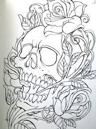 Where can i find clip art of skull tattoo outlines? Roses Skull Skull N Roses Roses Skull Skull N Roses Littletattooideas Roses Skull Skulltattoo Skull Coloring Pages Skulls Drawing Skull Art