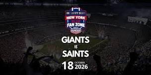 Giants vs. Saints Fan Zone at MetLife: Food, Drinks & Game Day Vibes