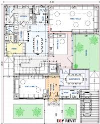 تصميم فيلا مع حديقة جانبيه ايجي ريفيت Family House Plans New House Plans Square House Plans