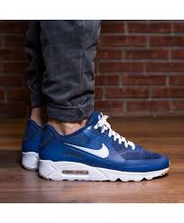 Nike Air Max 90 Ultra Essential Coastal Blue White Logo Shoes Sale Nike Air Max Nike Air Max Trainers Nike Air Max 90
