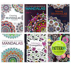 Pages are perforated and printed on one side only for easy removal and display. Adult Coloring Book Set 6 Book Set 4 Mandalas Books Plus Pattens And Tranquility Quality Thick Easy Tear Out Pages Buy Online In China At China Desertcart Com Productid 40470118
