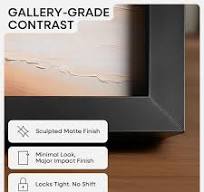 Amazon.com - Homeforia 16x16 Picture Frame Black, High End ...