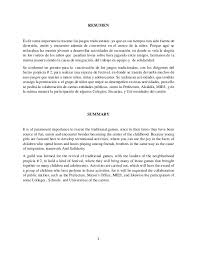Un ejemplo son los juegos de. El Rescate De Los Juegos Tradicionales En Ecuador Y Su Inclusion En