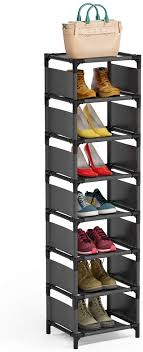 Do you have nowhere to put shoes, coats or backpacks? 7 Tiers Vertical Shoe Rack Narrow Shoe Shelf Space Saving Shoe Organizer For Entryway Door Walmart Com Walmart Com