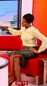 Naga Munchetty Drives Bbc Breakfast Viewers Wild In Sexy Leather Skirt And Heels