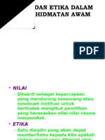Apakah yang boleh diterima oleh waris? Nilai Dan Etika Penjawat Awam