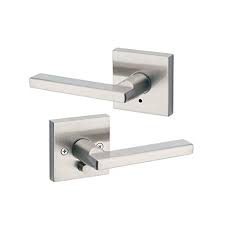 kwikset 91550 001 halifax door handle lever with modern contemporary slim square design for home bedroom door handles door handles interior lever door handles