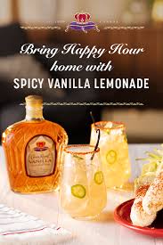 Crown Royal Spicy Vanilla Lemonade In 2020 Drinks Alcohol Recipes Whisky Cocktails Alcohol Drink Recipes