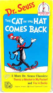 Dr Seuss S The Cat In The Hat Comes Back Vhs Theres A Wocket In My Pocket Seuss Beginner Books
