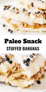 Stuffed Banana Paleo Diet Snacks Paleo Gluten Free Eats Recipe Diet Snacks Paleo Diet Snacks Paleo Snacks