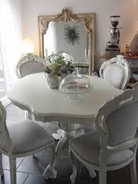 Shabby Chic French Style Dining Table And 4 Dining Chairs Country Kitchen Tables Dining Table Chairs Shabby Chic Dining