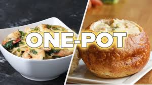 Get your friends and family round the table, pour a glass of wine and serve up something amazing. Goodful 12 Easy Healthy One Pot Recipes One Pot Meals Recipes Easy One Pot Meals