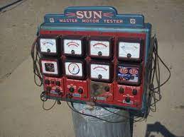 Vintage Sun Master Motor Tester Engine Diagnostic Tuning Machine Automotive Vintage Mechanics Automotive Tester