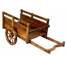 Dealsdirect Decorative Garden Cart Wheel Barrow Wooden Wheelbarrow Wooden Cart Garden Decor Projects