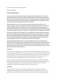Does pest control affect dogs? Pdf Beynen Ac 2018 Insect Based Petfood