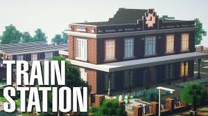 Minecraft Classic British Train Station Build Map Download Minecraft Architecture Cute Minecraft Houses Minecraft