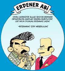 1968 yılında i̇stanbul'da doğan kaan ertem, küçük yaşlarından itibaren elinden kalem düşürmemesinin karşılığını 1983'de ünlü karikatürist semih balcıoğlu'nun eleştirisiyle beraber bulvar gazetesi'nde yayınlanan ilk karikatürüyle aldı. Erdener Abi Erkut Abi Ne Isim Var Burada Adami Tunc Ve Digerleri Kaan Ertem Ters Dergi De Ters Dergi