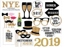 Take Some Cute Photo Booth Selfies And Start The Year Off With Great Memories Capture Priceless P Photo Booth Props Photo Booth Photobooth Props Printable