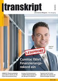 Die curevac ag (curevac) ist ein biopharmazeutisches unternehmen, das sich auf die curevac hat seinen firmensitz in tübingen. Curevac Fahrt Rekord Finanzierung Ein Transkript