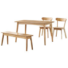 They can blend seamlessly into the design or add pops of colour to dull spaces. Chugach Solid Wood Dining Table And Chairs Masons Home Decor