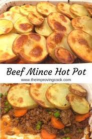Beef Mince Hot Pot Classic Hot Pot With A Twist Using Beef Mince Cooked Down With Carro In 2020 Mince Recipes Dinner Slimming World Mince Recipes Minced Beef Recipes
