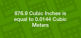 It is equal to 16.387064 cm 3 or ml. 876 9 Cubic Inches To Cubic Meters 876 9 In3 To M3 Convertilo