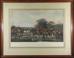 This sir richard sutton and the quorn hounds fine art print and related works can be found at fulcrumgallery.com. Antique Print Sir Richard Sutton Quorn Hounds Frmd