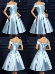 Elegant Off The Shoulder Homecoming Dresses Light Blue Homecoming Dresses Short Prom Dresses Cute Bridesmaid Dresses Light Blue Homecoming Dresses Cute Bridesmaid Dresses Light Blue Short Bridesmaid Dress