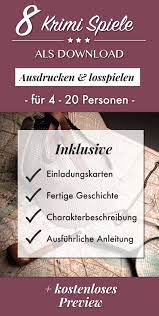 Krimi, dinner und party zu hause (krimispiele) und dinner theater events und shows von krimi total. 8 Krimi Spiele Als Download Krimi Dinner Krimi Kinderparty Spiele
