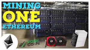 Monero can still be mined using your normal pc. What Do You Need To Mine One Ethereum In 2020 Youtube