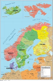 Jun 24, 2021 · nederland is niet langer rood op de europese coronarisicokaart. Bol Com Scandinavie Kaart Poster Landkaart 61x91 5cm