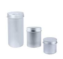 Wholesale Empty 5ml-250ml Round Silver Customized Aluminum ...
