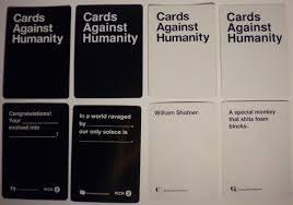 Here, the computer deals you a black card, and you have a selection of white cards to choose the funniest answer from. Casey Fitzpatrick Custom Cah Cards