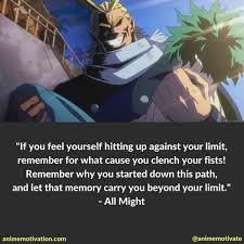 216 quotes have been tagged as anime: The 65 Most Powerful Quotes From My Hero Academia Hero Quotes Anime Quotes Inspirational Most Powerful Quotes